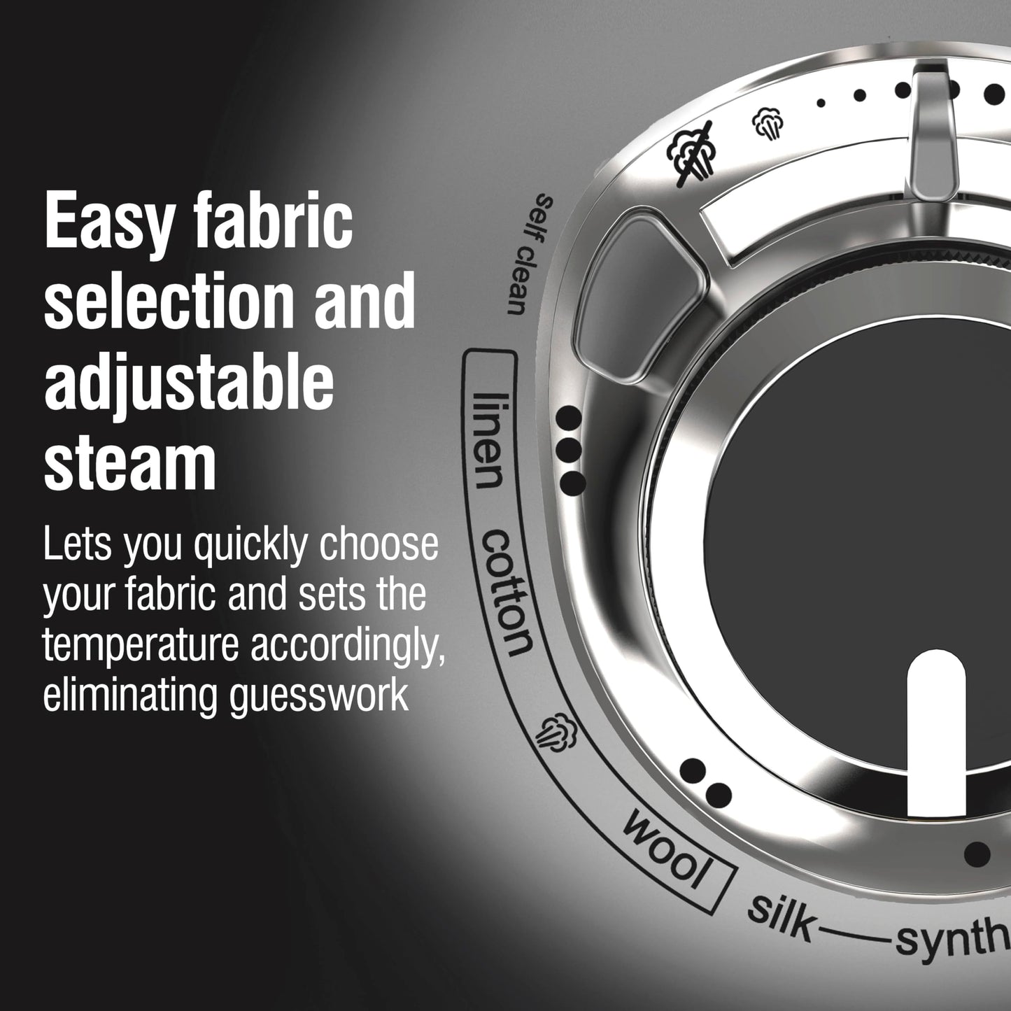 CHI Steam Iron for Clothes with 8’ Retractable Cord, 1700 Watts, 3-Way Auto Shutoff, 400+ Holes, Professional Grade, Temperature Control Dial, Titanium Infused Ceramic Soleplate, Silver (13106) 🍁 All In One Marketplace Canada