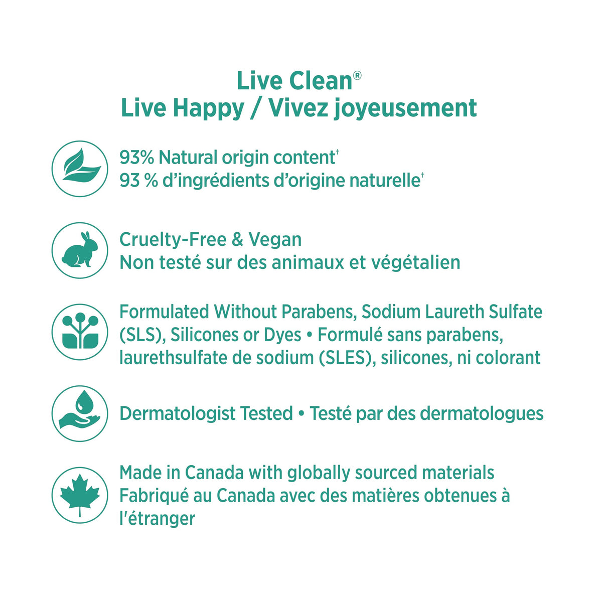 Live Clean Liquid Hand Soap, Soothing Vanilla Oatmeal, 500 mL, 4 Count (Packaging may vary) 🍁 All In One Marketplace Canada