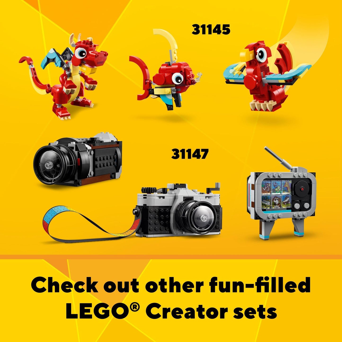 LEGO Creator 3 in 1 Flatbed Truck with Helicopter Toy, Transforms from Flatbed Truck Toy to Propeller Plane to Hot Rod and SUV Car Toys, Gift Idea for Boys and Girls Ages 7 Years Old and Up, 31146 🍁 All In One Marketplace Canada