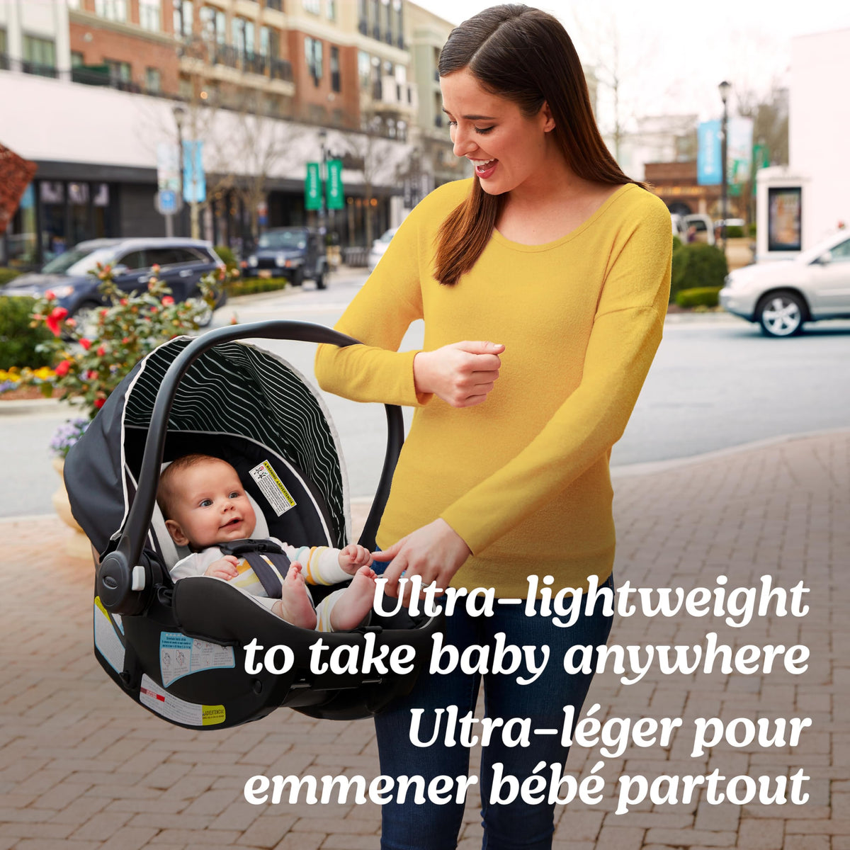 Graco SnugRide 35 Lite LX Infant Car Seat, 1.8-15.8 kg (4-35 lb), Gotham 🍁 All In One Marketplace Canada