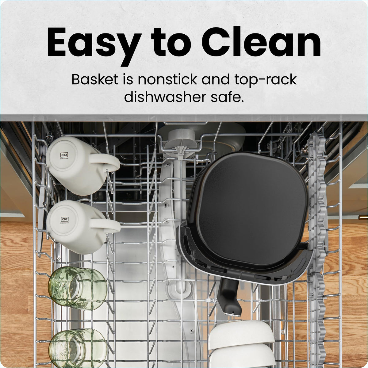 CHEFMAN 2 Qt Mini Air Fryer – Digital Space-Saving Compact Air Fryer with Nonstick and Dishwasher Safe Basket, Quick & Easy Meals in Minutes, Features Digital Timer and Shake Reminder – Grey 🍁 All In One Marketplace Canada