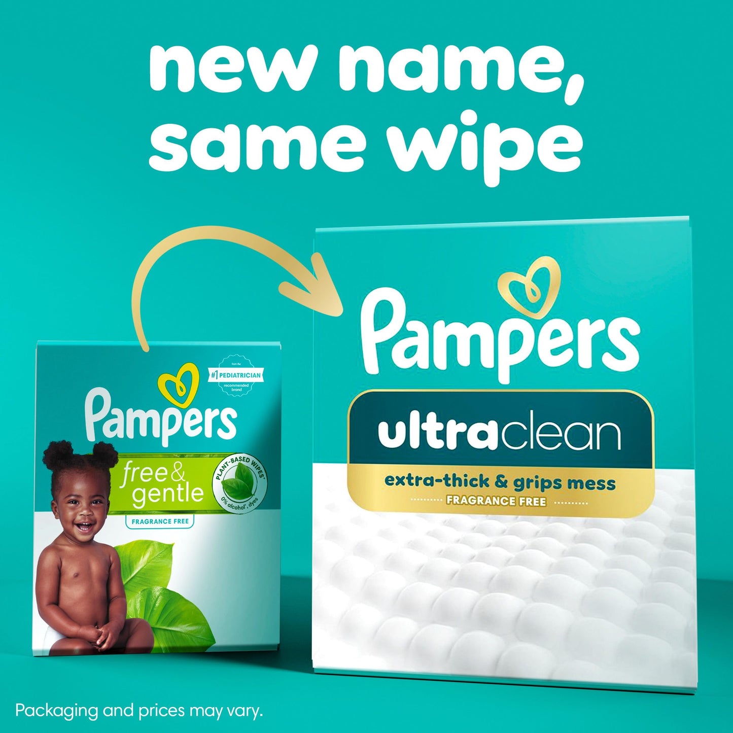 Pampers Free & Gentle 100% Plant-Based Fragrance Free Baby Wipes, 6 pack, 468 Count 🍁 All In One Marketplace Canada