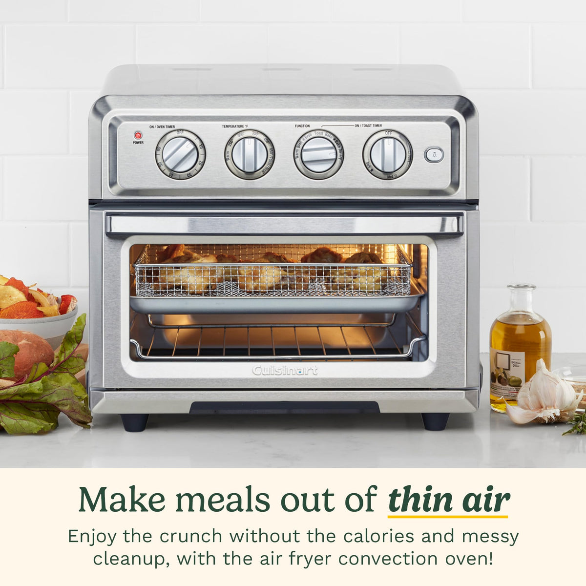Cuisinart Air Fryer + Convection Toaster Oven, Stainless Steel (TOA-60C) 🍁 All In One Marketplace Canada
