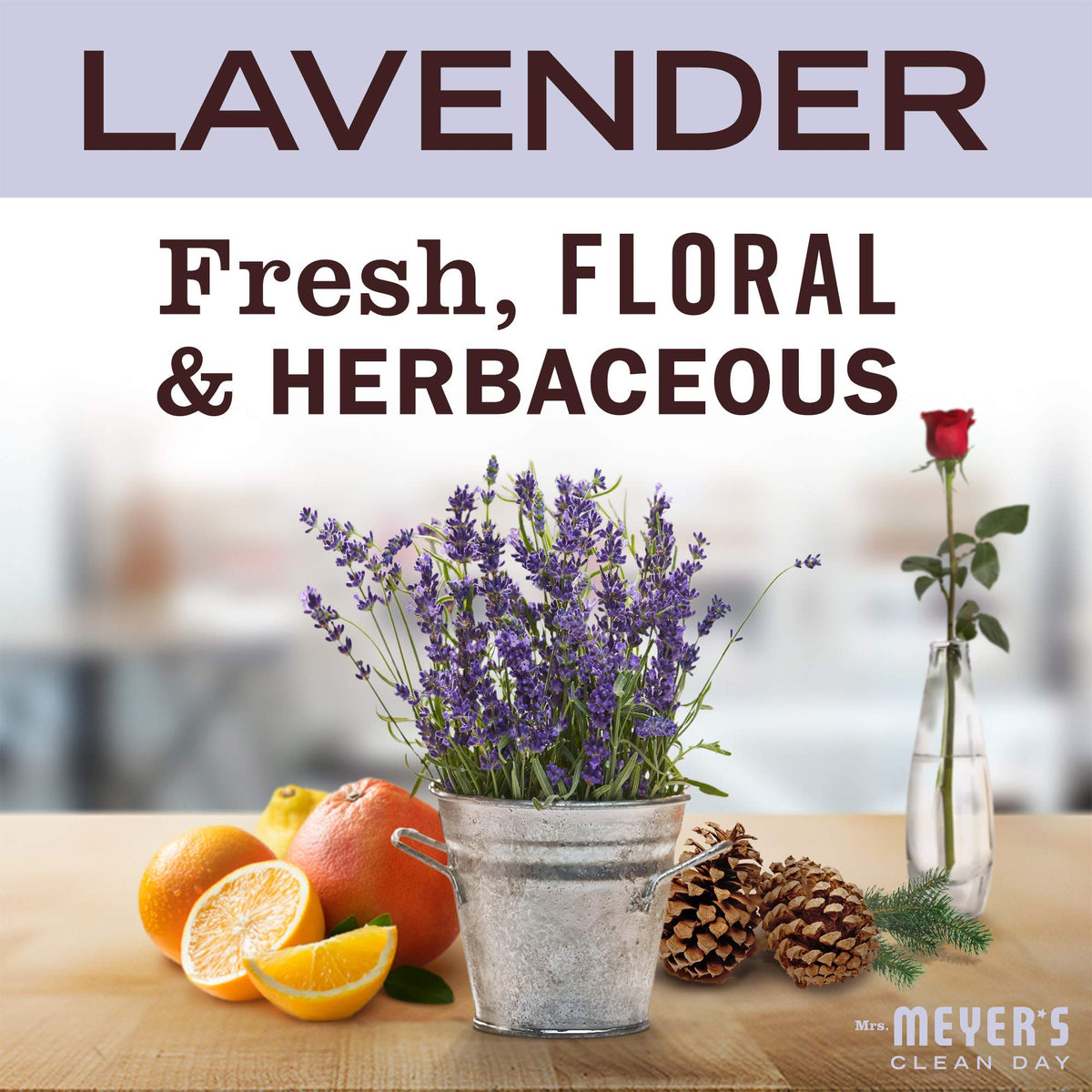Mrs. Meyer's Clean Day Liquid Hand Soap, Cruelty Free & Biodegradable Hand Wash Formula Made with Essential Oils, Lavender Scent, 370 ml Bottles, 4 Pack 🍁 All In One Marketplace Canada