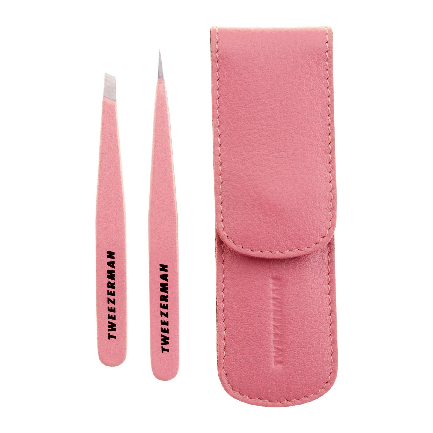 Tweezerman Exclusive Tea Rose Petite Tweeze Set - Tweezers for Eyebrows, Travel Tweezers for Eyebrows, Facial Hair, Ingrown Hair 🍁 All In One Marketplace Canada
