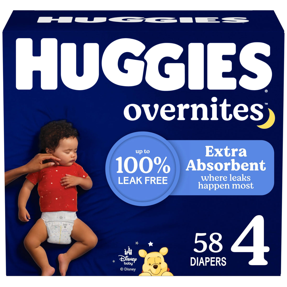 Huggies Overnites Size 4 Overnight Diapers (22-37 lbs), 58 Ct 🍁 All In One Marketplace Canada
