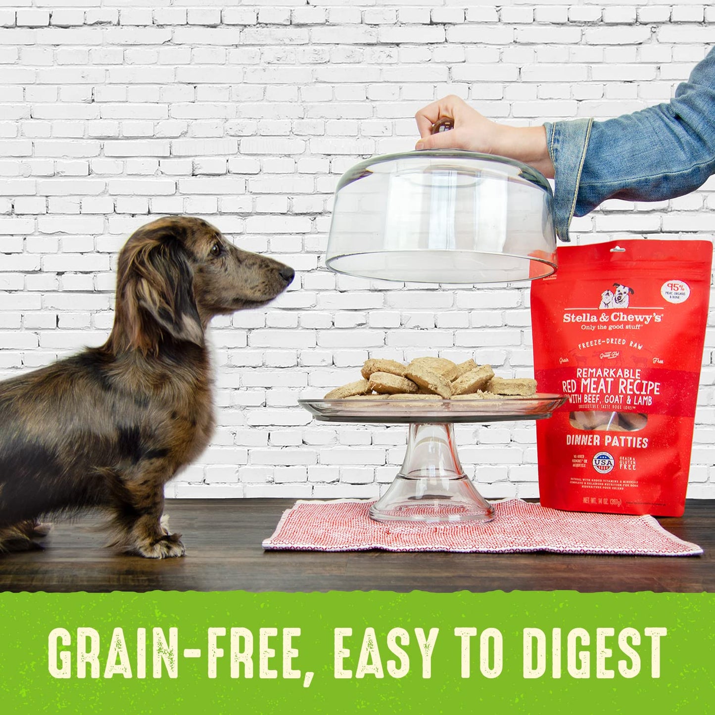 Stella & Chewy’s Freeze Dried Raw Dinner Patties – Grain Free Dog Food, Protein Rich Duck Duck Goose Recipe – 708g Bag 🍁 All In One Marketplace Canada