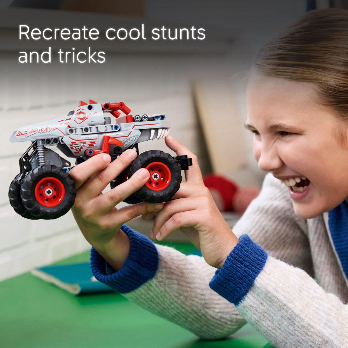 LEGO Technic Monster Jam ThunderROARus Pull-Back Monster Truck Toy - Building Toy for Kids, Boys and Girls, Ages 7+ - Creative Gift Idea for Lovers of Monster Trucks - 42200 🍁 All In One Marketplace Canada