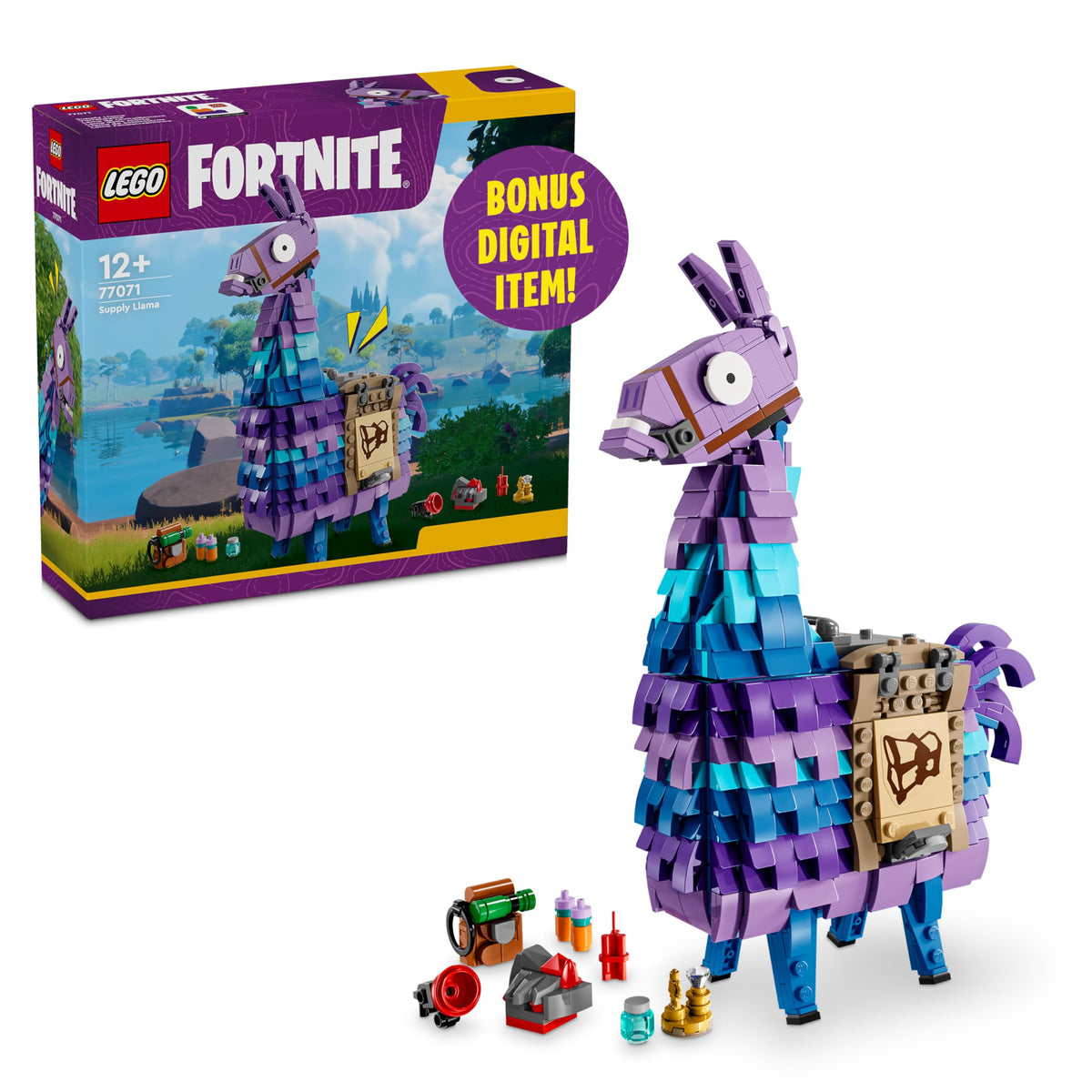 LEGO Fortnite Supply Llama Building Set - Kids Toy for Gamers, Ages 12+ - Display Model, Collectible Fortnite Toy - Gift for Boys & Girls - 77071 🍁 All In One Marketplace Canada