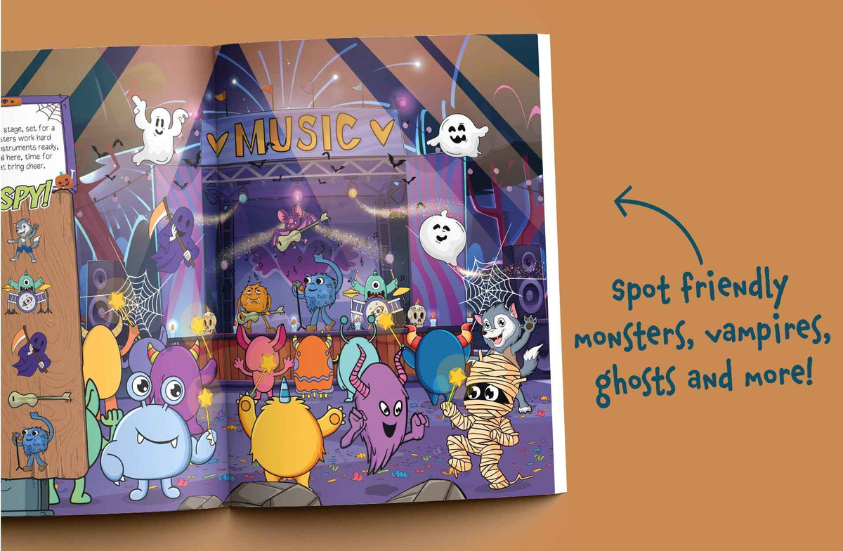 I Spy Halloween: Search and Find Friendly Monsters on Halloween Night! A Cute Halloween Gift for Toddlers