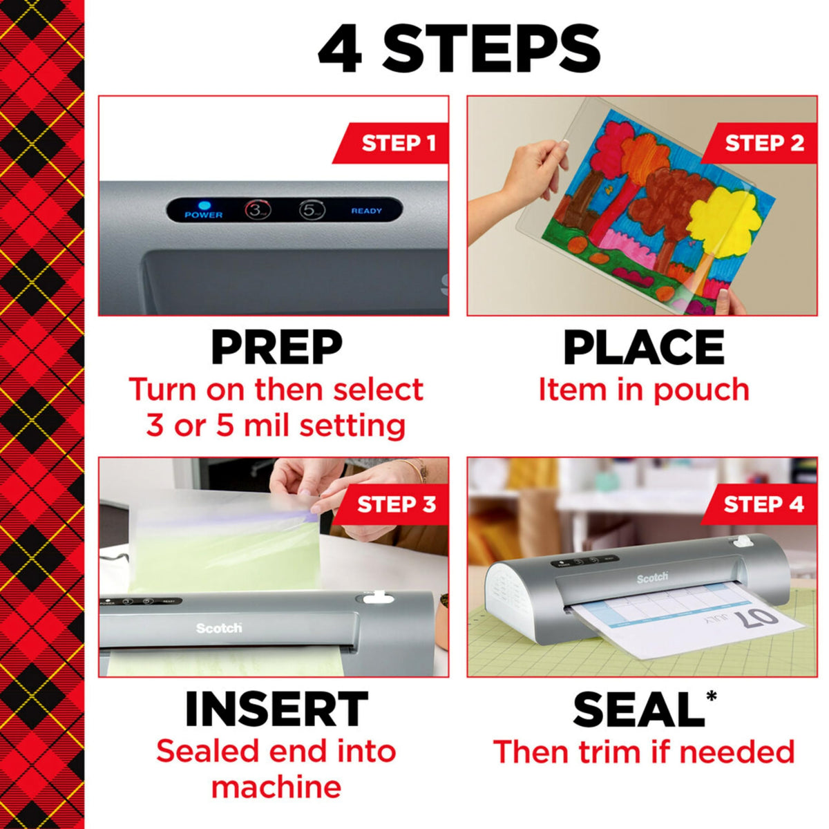 Scotch Thermal Laminator, 2 Roller System for a Professional Finish, Use for Home, Office or School, Suitable for use with Photos (TL901X) 🍁 All In One Marketplace Canada