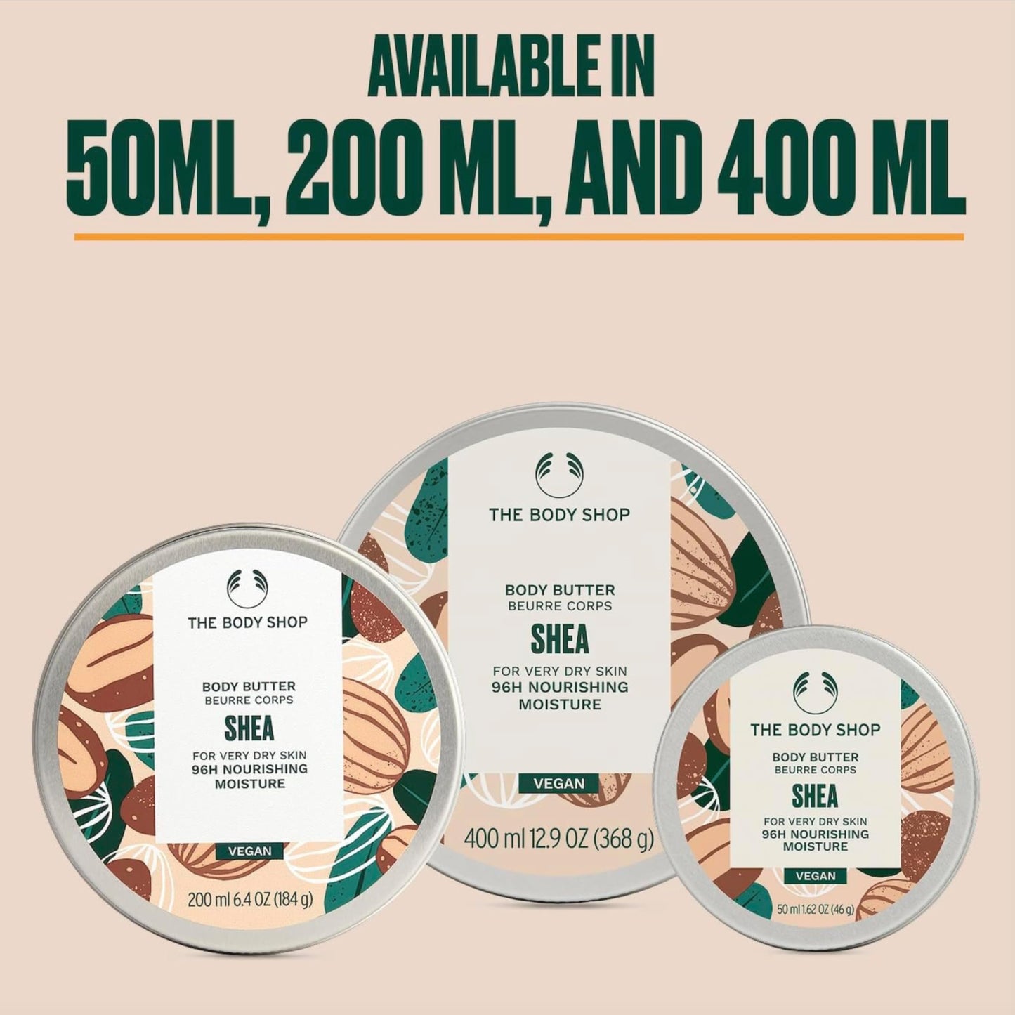 The Body Shop Shea Body Butter for Very Dry Skin | Ultra-Rich Moisturizer with Raw Shea Butter | 96 Hour Hydration, 200ml 🍁 All In One Marketplace Canada