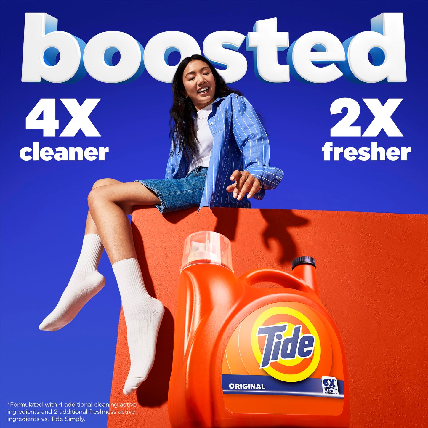 Tide Laundry Detergent Liquid, Original Scent, Works on 100% of Common Stains, Laundry Soap, Liquid Laundry Detergent, 100 Loads, 3.9 L 🍁 All In One Marketplace Canada