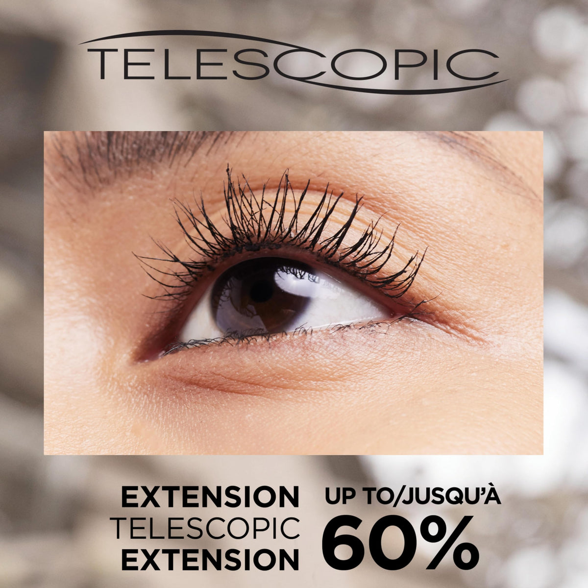 L’Oréal Paris Telescopic Mascara, Eyelash Lengthening Mascara, Unique Non-Clumping Formula Delivering Intense Length For Sensitive Eyes, Black, 8 ml 🍁 All In One Marketplace Canada