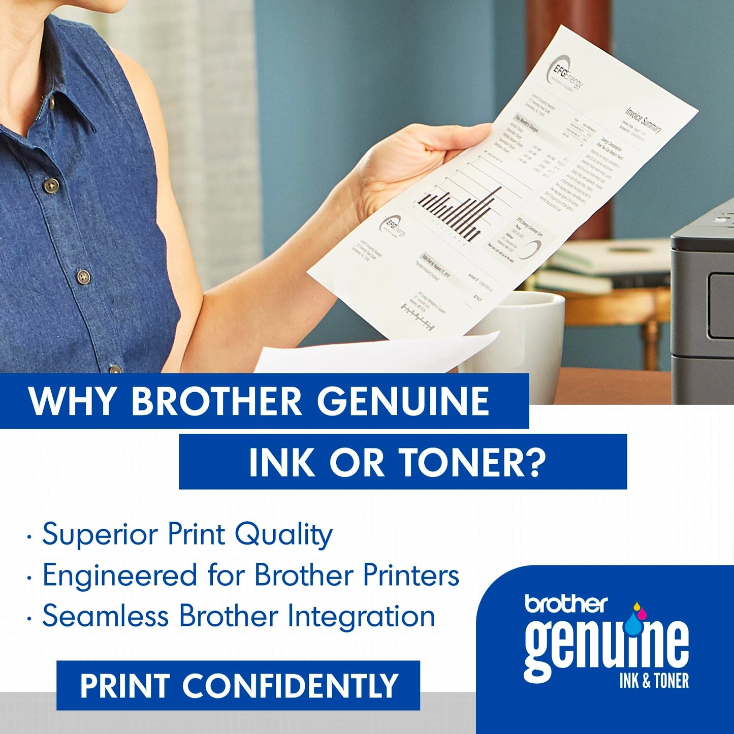 Brother original TN450 High-Yield Black Toner Cartridge, higher yield for value, original toner replacement cartridges, for Brother laser printers DCP-7060D, FAX-2840, HL-2230, MFC-7240 and more 🍁 All In One Marketplace Canada