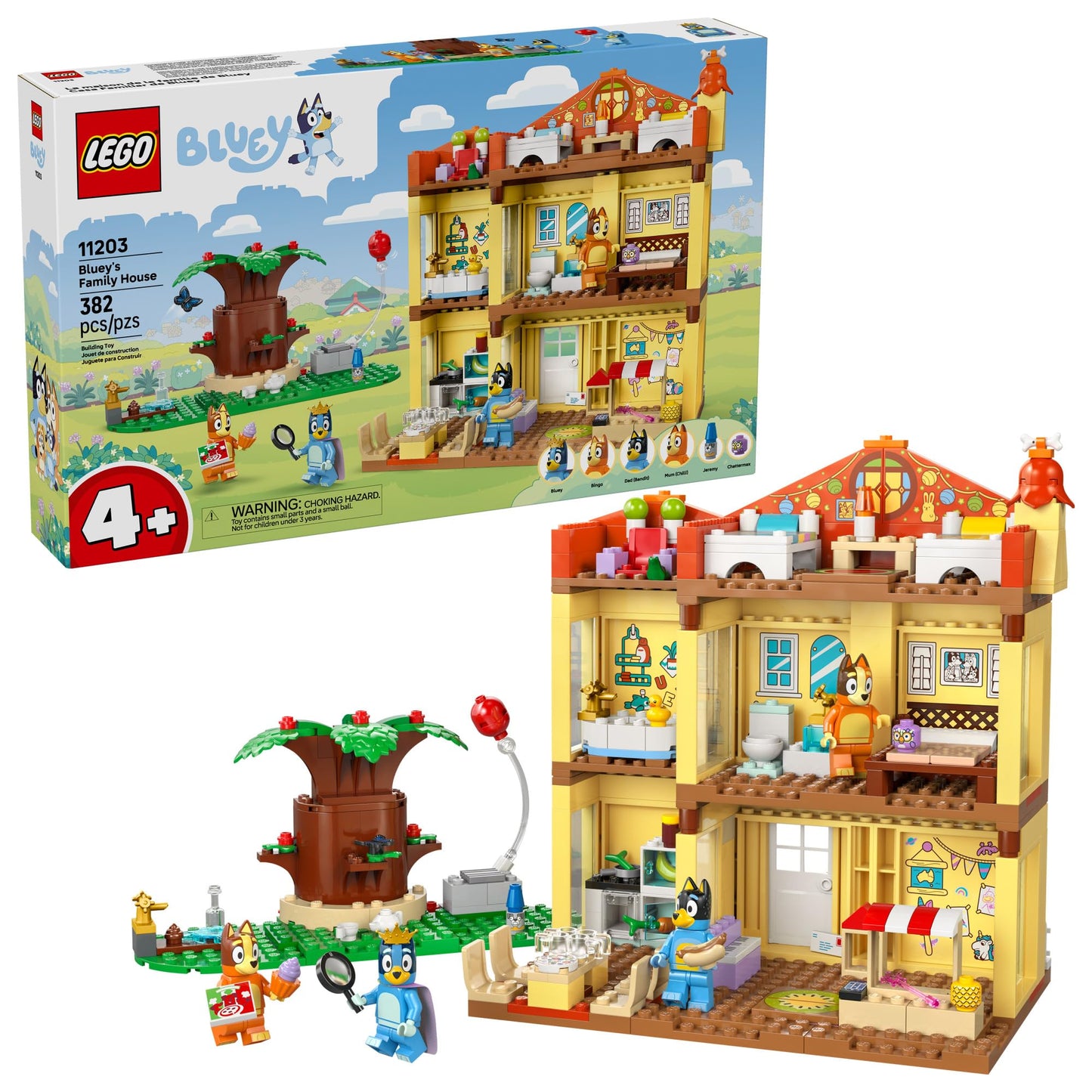LEGO Bluey: Bluey’s Family House - Toddler Toy for 4 Year Old Boys and Girls - House Playset Includes Bluey and 5 Popular Characters - Great Birthday Gift Idea for Preschoolers - 11203 🍁 All In One Marketplace Canada