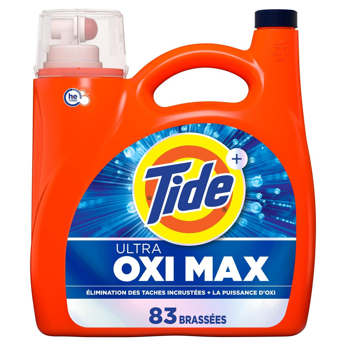 Tide Ultra Oxi Max Liquid Laundry Detergent, 83 Loads, Set-in Stain Removal Plus Oxi Power, Laundry Detergent Liquid, 3.46 L 🍁 All In One Marketplace Canada