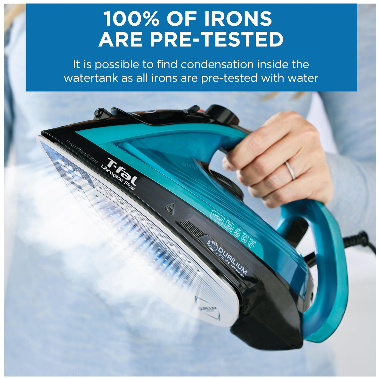 T-Fal Ultraglide Steam Iron for Clothes Durilium Soleplate, Precision Tip, Anti-Drip, Auto-Off 1800 Watts Ironing, Steaming 🍁 All In One Marketplace Canada