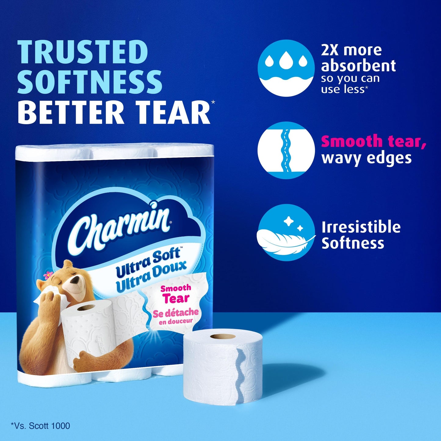 Charmin Toilet Paper Ultra Soft, 18 Mega Rolls = 72 Regular Rolls 🍁 All In One Marketplace Canada
