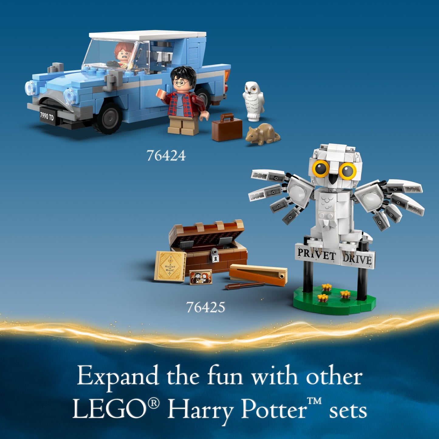 LEGO Harry Potter Flying Ford Anglia, Buildable Car Toy with 2 Minifigures for Role Play, Fantasy Playset for Kids, Harry Potter Car, Gift for Boys, Girls and Any Fan Ages 7 and Up, 76424 🍁 All In One Marketplace Canada
