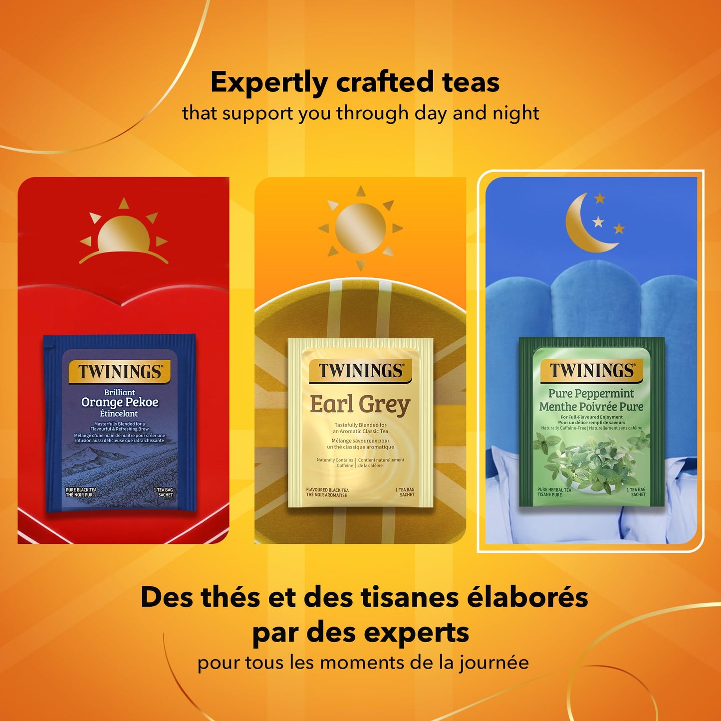 Twinings Pure Peppermint Herbal Revive Individually Wrapped Teabags, Naturally Caffeine-Free, 20 Count (Pack of 6), Enjoy Hot or Iced 🍁 All In One Marketplace Canada