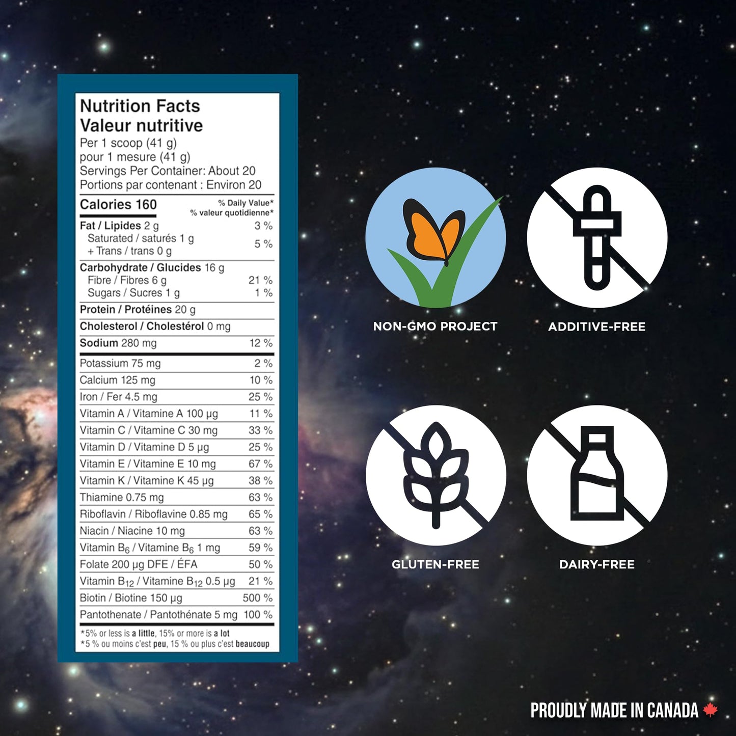 Vega Premium All-in-One Nutrition Protein Powder – 20g Plant-Based Vegan Protein, Vitamins & Probiotics, Vanilla, 827g (20 Servings) 🍁 All In One Marketplace Canada