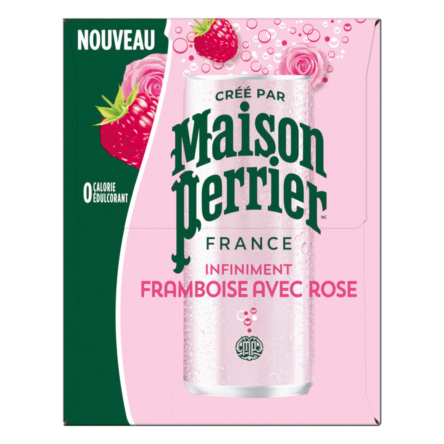 Maison Perrier Forever Raspberry Rose, Sparkling Water Beverage, 24 x 330ml 🍁 All In One Marketplace Canada