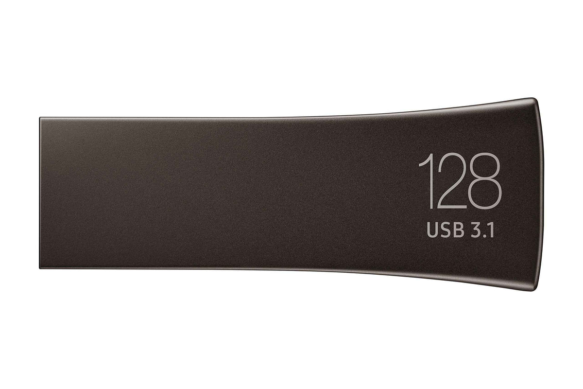 Samsung BAR Plus 128GB - 400MB/s USB 3.1 Flash Drive Titan Gray (MUF-128BE4/AM) [Canada Version]