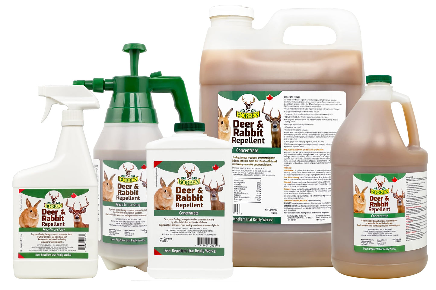 Bobbex Deer & Rabbit Repellent Ready to Use 1.42 Liter 🍁 All In One Marketplace Canada
