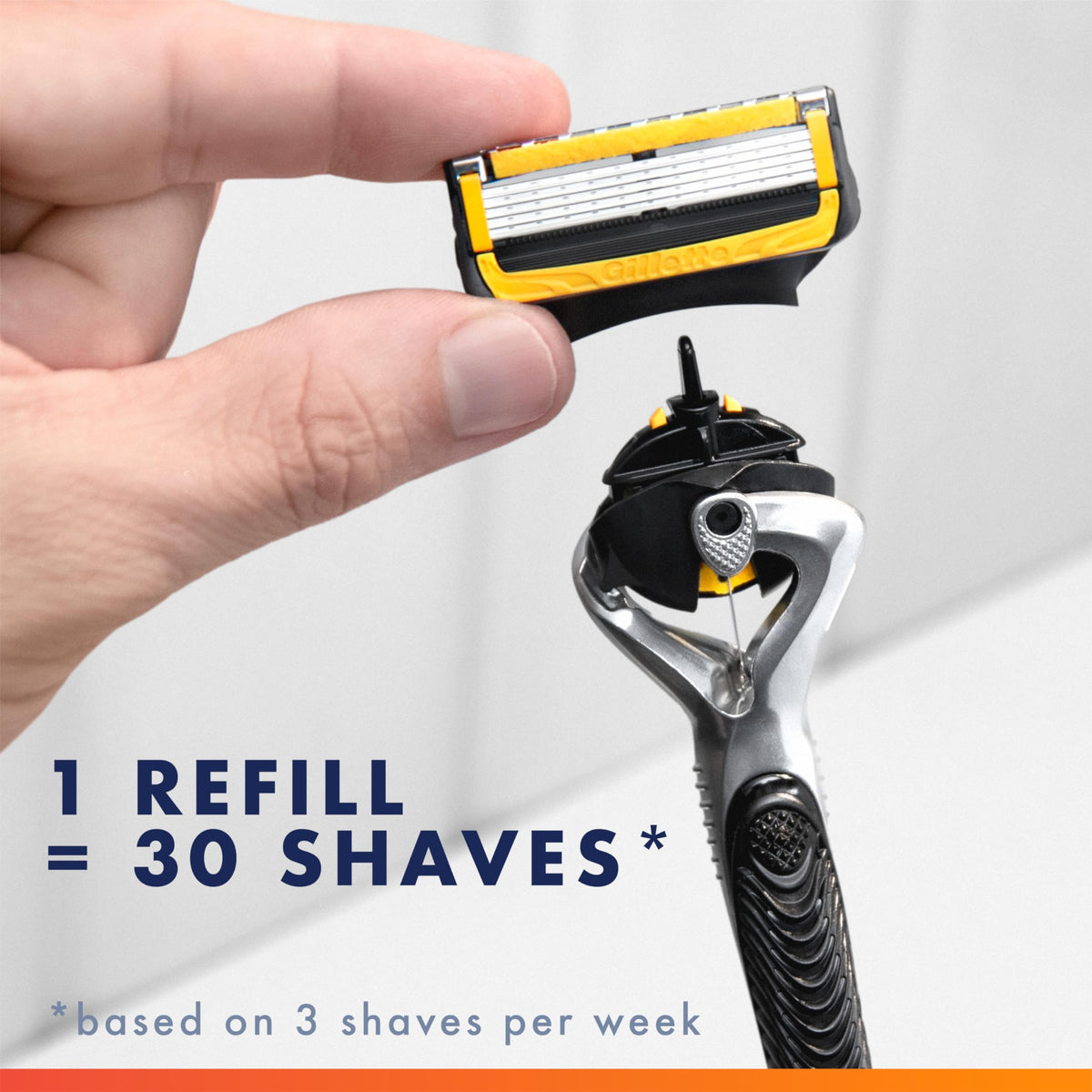 Gillette ProShield Mens Razor, 1 Handle + 5 Blade Refills, 1 Count (Pack of 1) 🍁 All In One Marketplace Canada