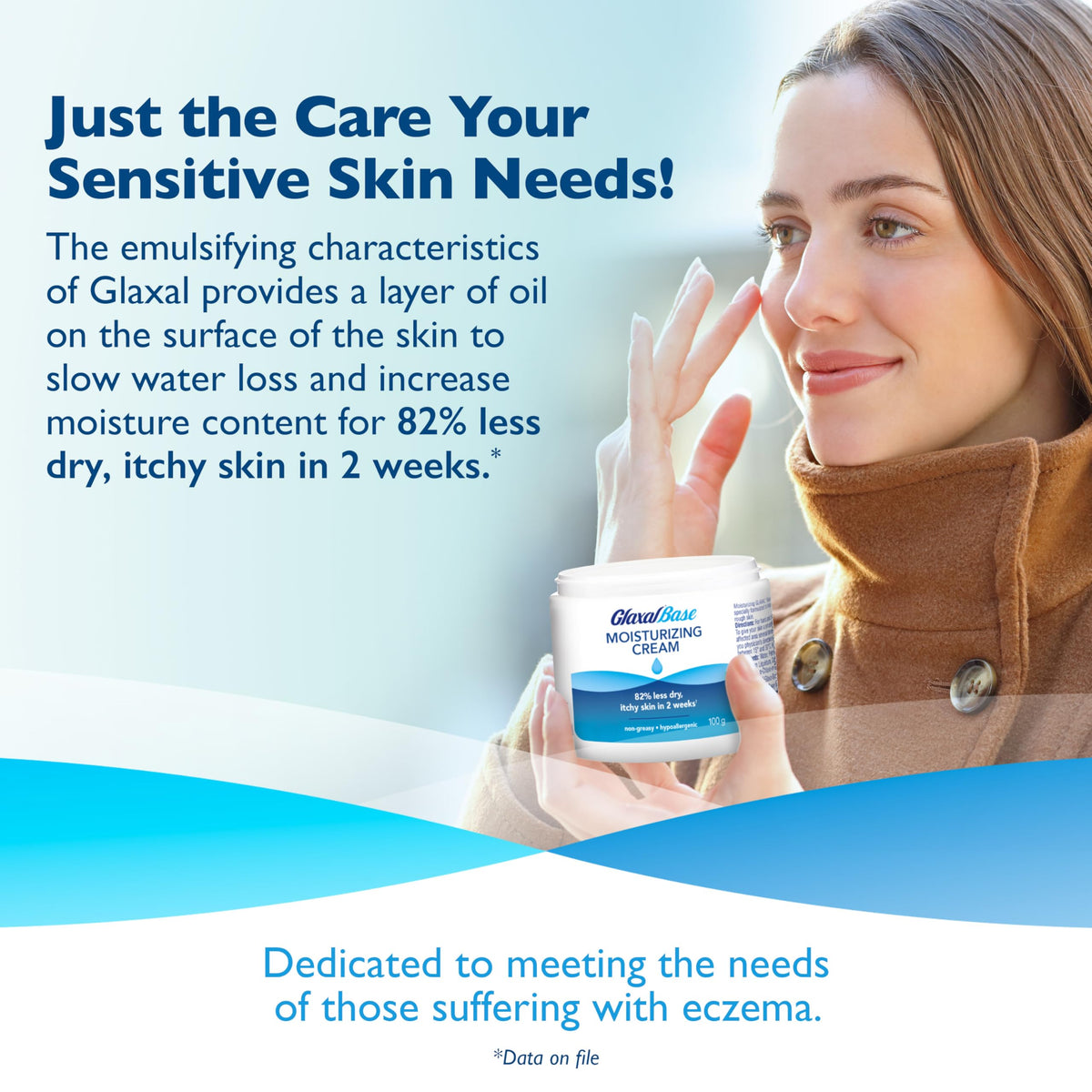 Glaxal Base Moisturizing Cream, Relief from Itchy, Dry Skin, Hypoallergenic & Paraben-Free, Made in Canada, 450 g 🍁 All In One Marketplace Canada