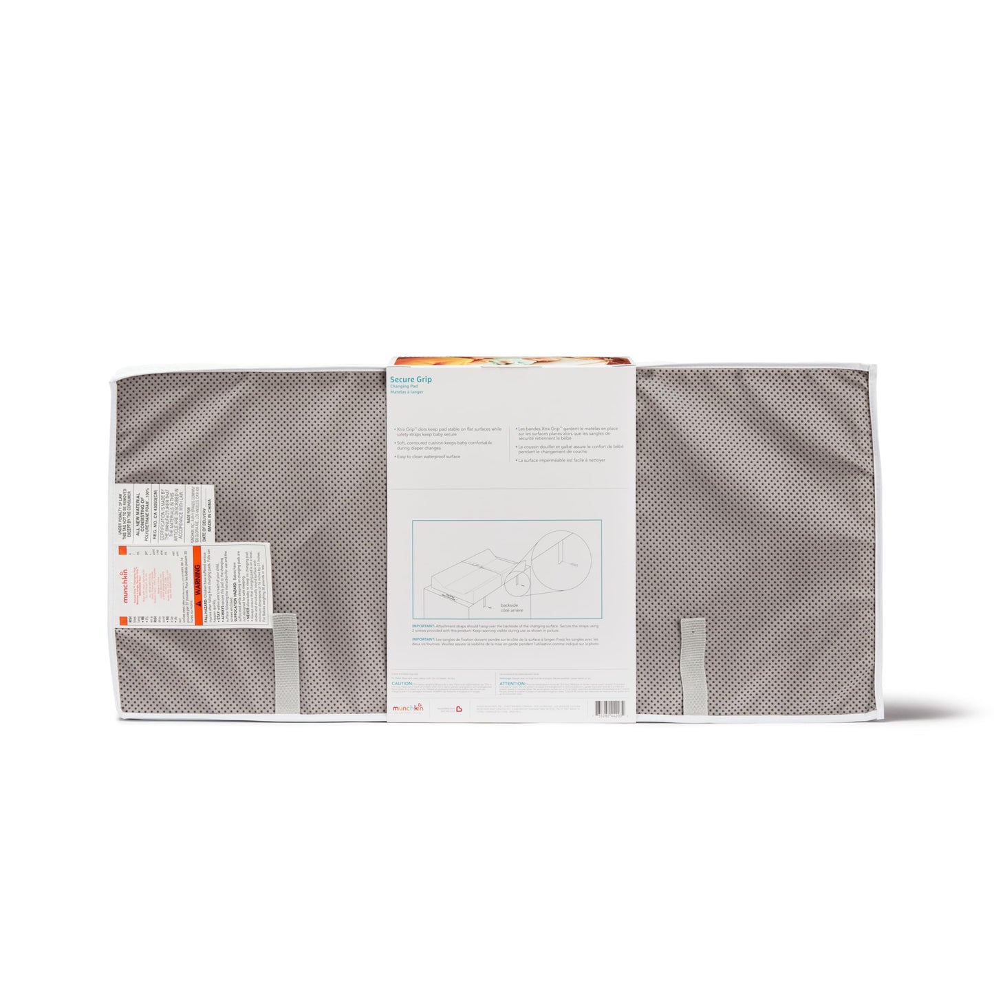 Munchkin Secure Grip Waterproof Diaper Changing Pad, 16" x 31" 🍁 All In One Marketplace Canada