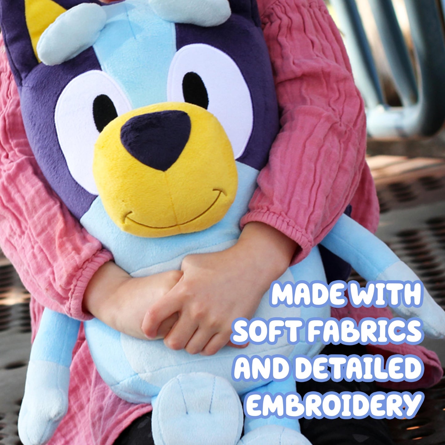 Bluey 18" Stuffed Animal - Playtime & Naptime Companion | Jumbo Size, Soft Deluxe Materials - Huggable Cuddles Best Friend 13010 🍁 All In One Marketplace Canada