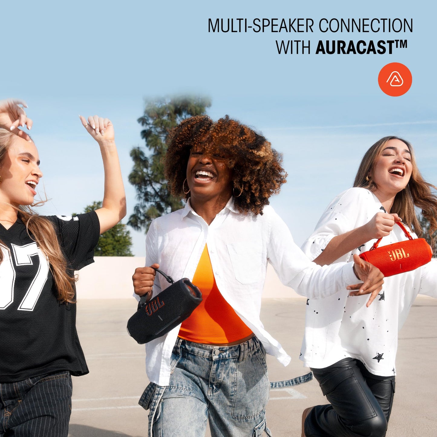 JBL Charge 6 - Portable Waterproof & Drop-Proof Bluetooth Speaker, Bold Pro Sound with AI Sound Boost, 28Hrs of Playtime, Built-in powerbank & Comes with a Sturdy/Removable Carrying Strap (Sand) 🍁 All In One Marketplace Canada