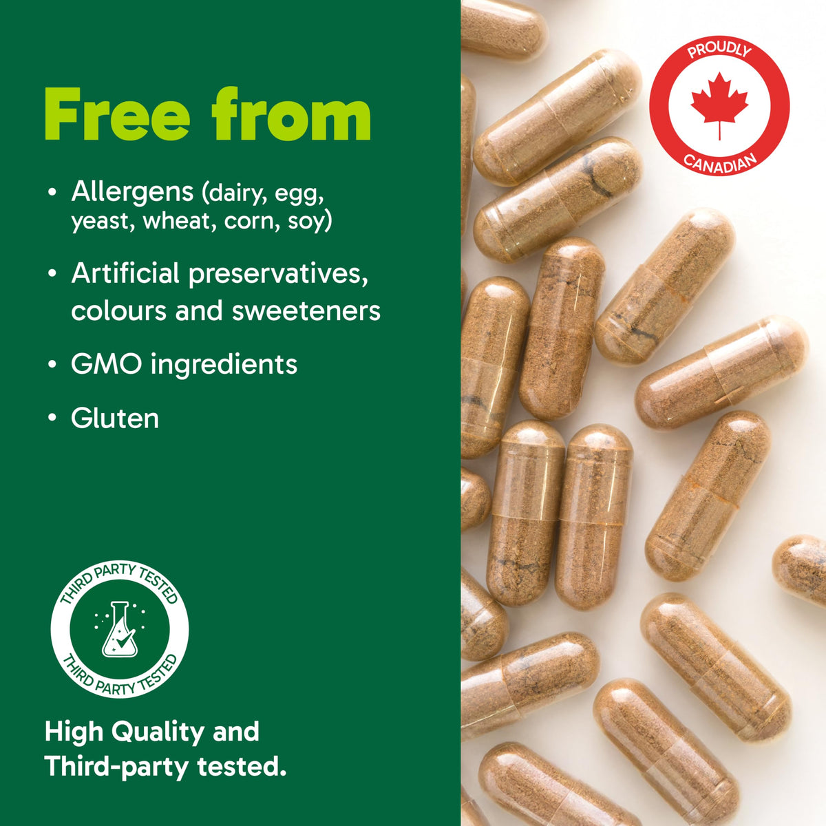Organika Beef Liver Plus Choline- Sourced from Grass-Fed + Finished Cattle, Pasture Raised, High in Vitamins and Minerals, Supports Liver Function, Energy Levels, and Immunity- 90caps 🍁 All In One Marketplace Canada