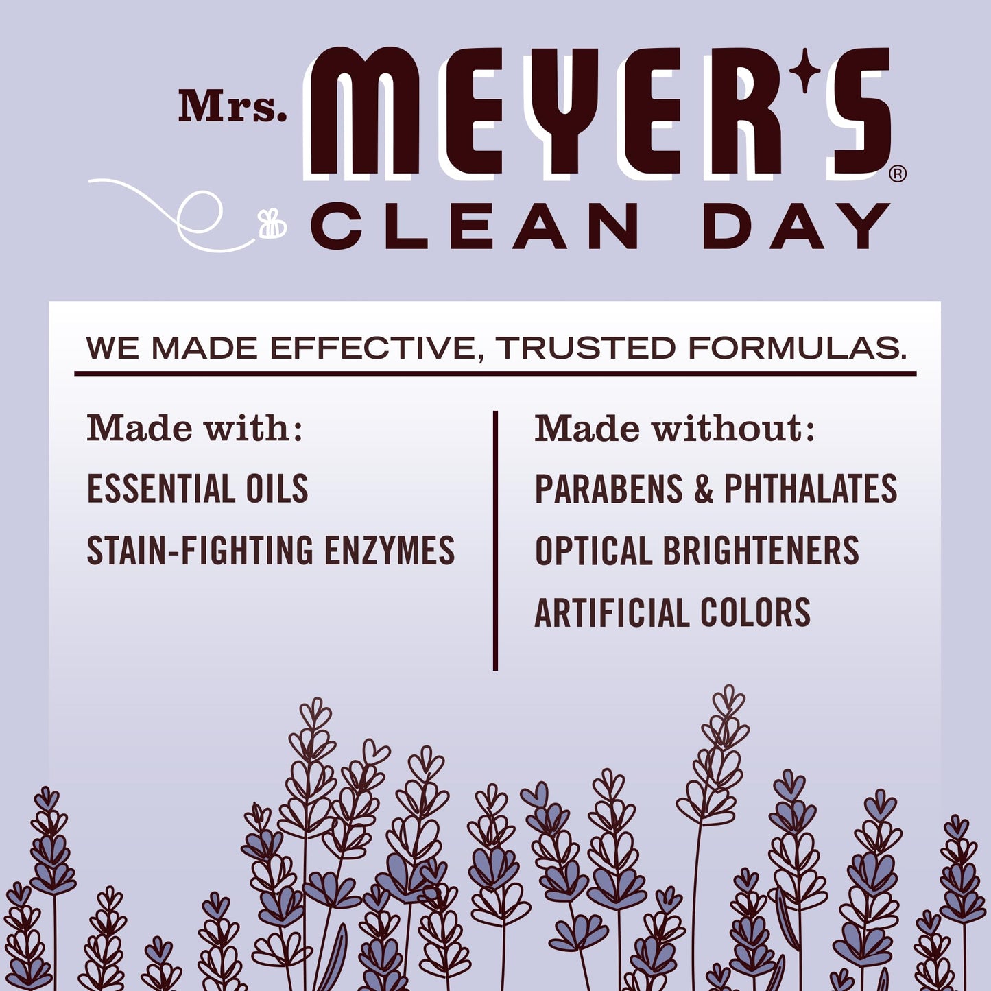 Mrs. Meyer's Clean Day Laundry Detergent, Lavender Scent, 1.8L (Packaging May Vary) 🍁 All In One Marketplace Canada