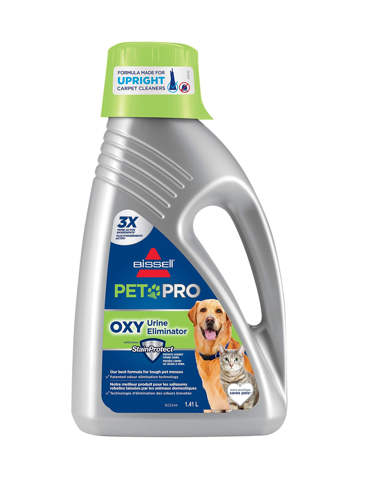 BISSELL Pet Pro OXY Urine Eliminator Formula with OXY for Upright Full-Size Deep Cleaners, Permanently Removes Pet Stains and Odours, Discourages Re-Marking, Safe for Carpet and Upholstery, 1990C 🍁 All In One Marketplace Canada