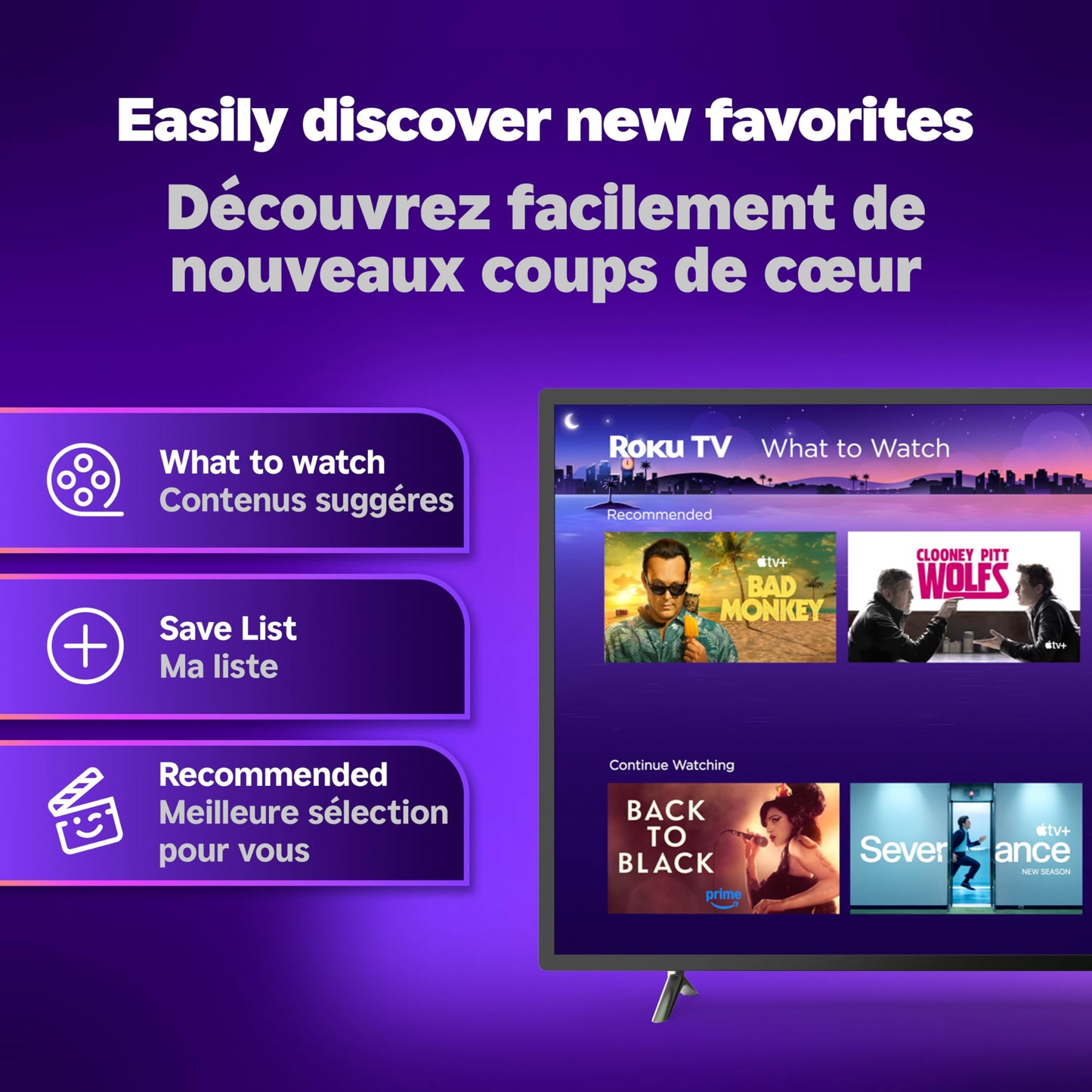 Roku® Streaming Stick™ Plus 2025 – 4K and HDR Roku Streaming Device for TV with Voice Remote – Free and Live TV 🍁 All In One Marketplace Canada