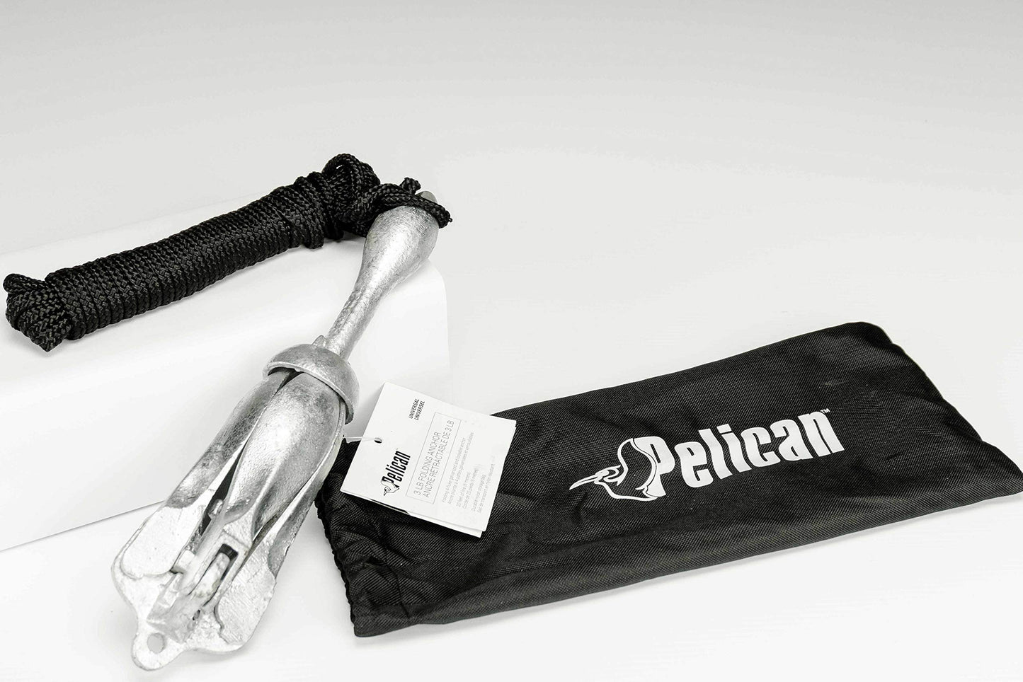 Pelican Compact Anchor Kit for Kayak, Canoe, SUP, Inflatables or Small Boats, Foldable Storage Bag, Ideal for Fishing Kayak Boating (3 lb) 🍁 All In One Marketplace Canada
