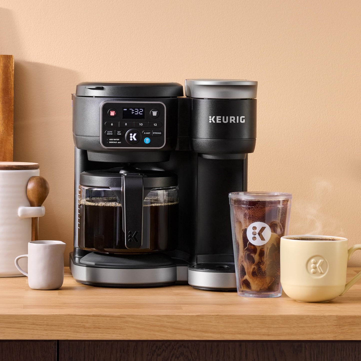 Keurig K-Duo Single Serve K-Cup Pod & Carafe Coffee Maker, Black 🍁 All In One Marketplace Canada