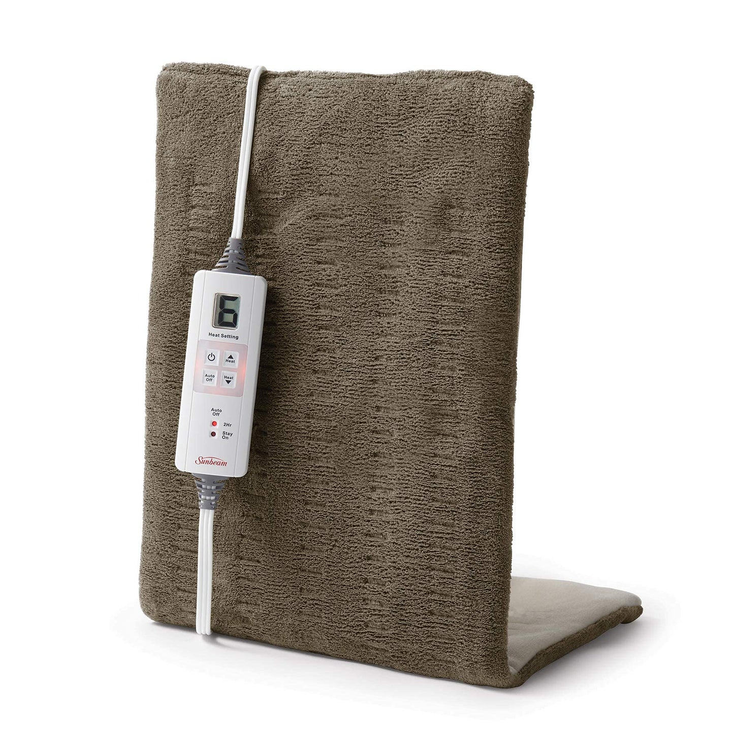 Sunbeam Premium Heating Pad with XpressHeat Technology - Electric Heating Pad for Neck, Shoulder and Back Pain, King Size, Brown 🍁 All In One Marketplace Canada