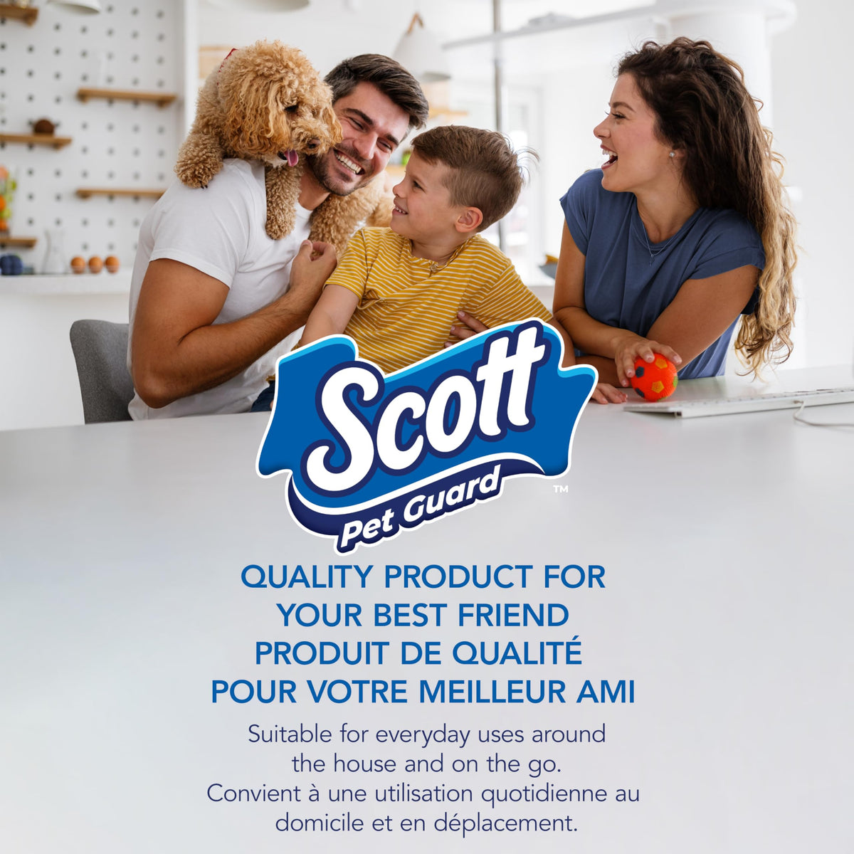 Scott Pet Guard Dog Pads, 12 Hour Odor Control, Large, 22" x 22", 50-Pack 🍁 All In One Marketplace Canada