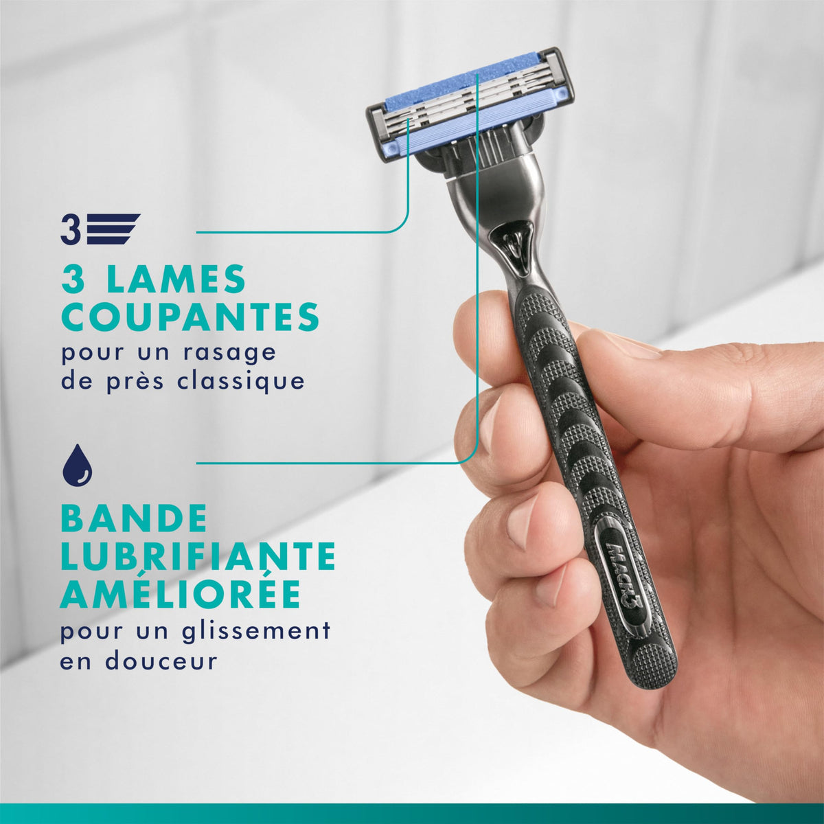 Gillette Men's Razor Blade Refills, 13 Mach3 Cartridges + 2 Mach3 Turbo Cartridges Blue, Total Pack of 15 🍁 All In One Marketplace Canada