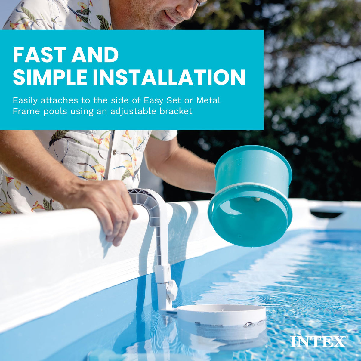 INTEX 28000E Deluxe Wall Mount Pool Cleaning Surface Skimmer for Above Ground Pools 🍁 All In One Marketplace Canada