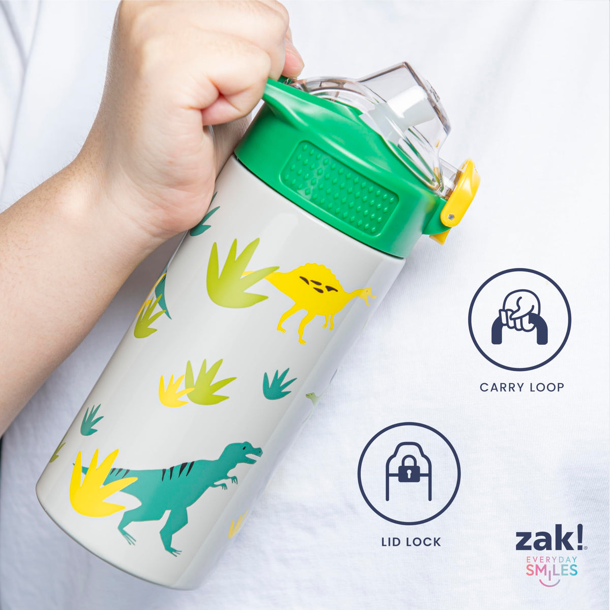 Zak Designs Kpop Demon Hunters Sage 19oz Leak-Proof Straw Kids Water Bottle 🍁 All In One Marketplace Canada