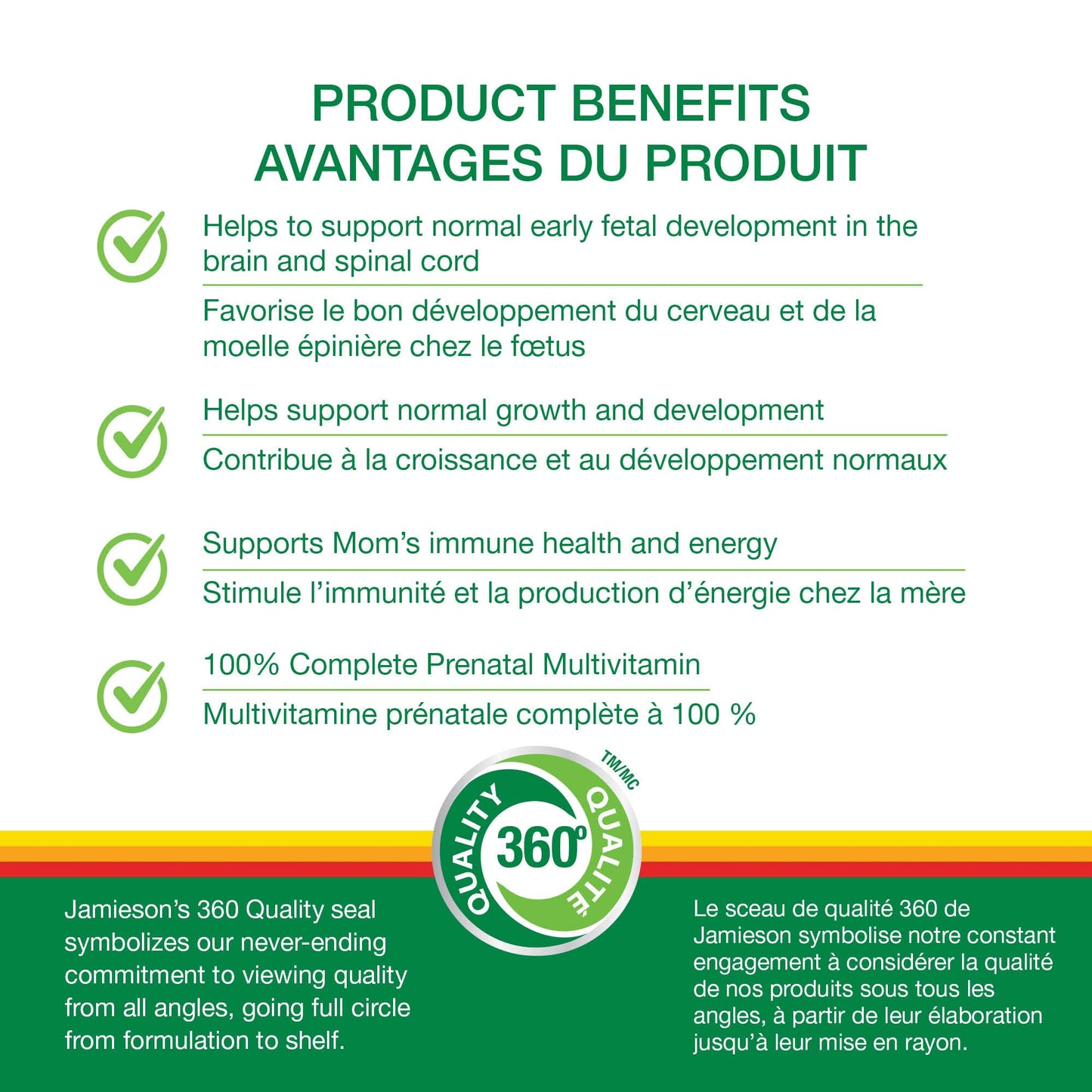Jamieson Prenatal 100% Complete Multivitamin Chewable Cranberry Apple Flavour, with Folic Acid and Iron. Formulated for Prenatal and Postnatal, and While Breastfeeding, Prevents Neural Tube Defects, No Artificial Colours or Flavours, One Per Day, 60 Count