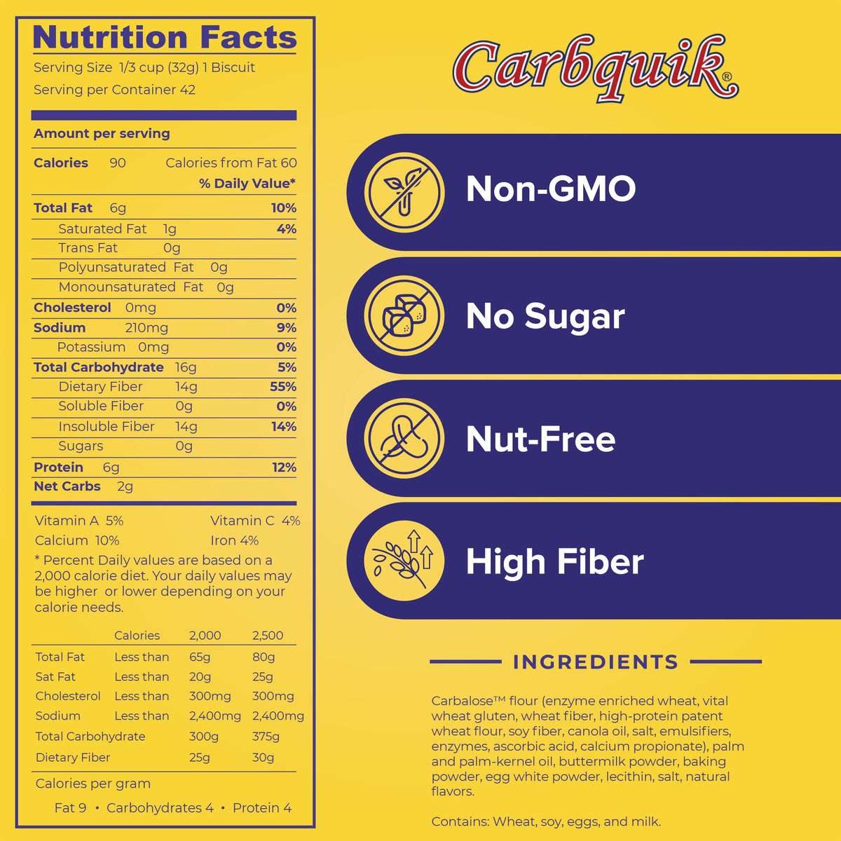 Carbquik Baking Mix, 3 lb (48 oz) by Carbquik 🍁 All In One Marketplace Canada