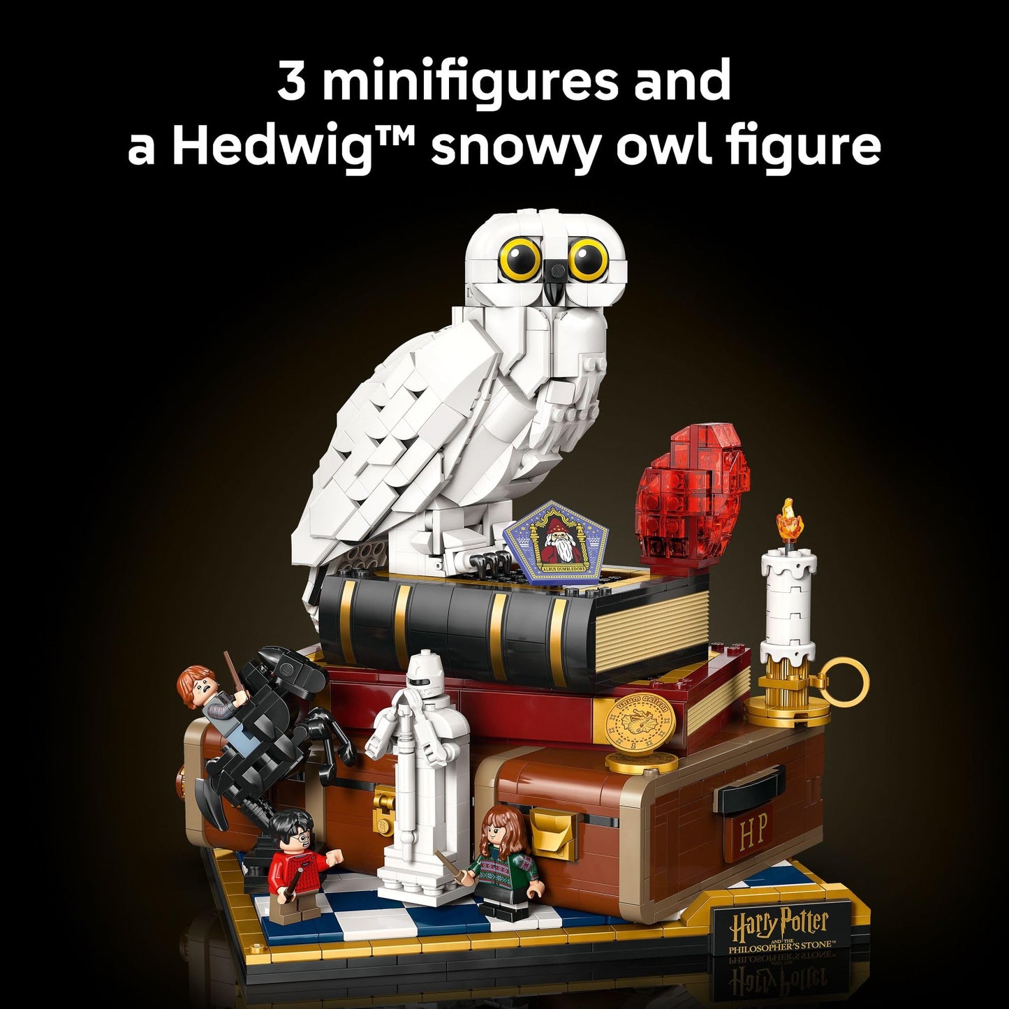 LEGO Harry Potter Sorcerer’s Stone – Collectors’ Edition Building Set for Adults - DIY Craft Kit for Women & Men, Ages 18+ - Buildable Hedwig & 3 Minifigures - Gift Idea for Birthdays - 76466 🍁 All In One Marketplace Canada