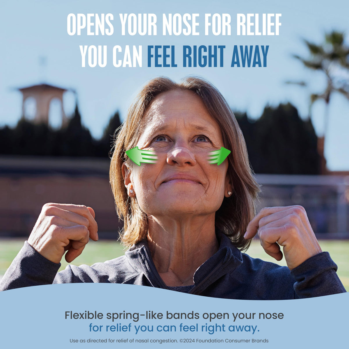 Breathe Right Nasal Strips, Extra Strength, Clear, Sensitive Skin, Drug-Free Snoring Solution & Nasal Congestion Relief Caused by Colds & Allergies, Nightly Sleep, 44 Count 🍁 All In One Marketplace Canada