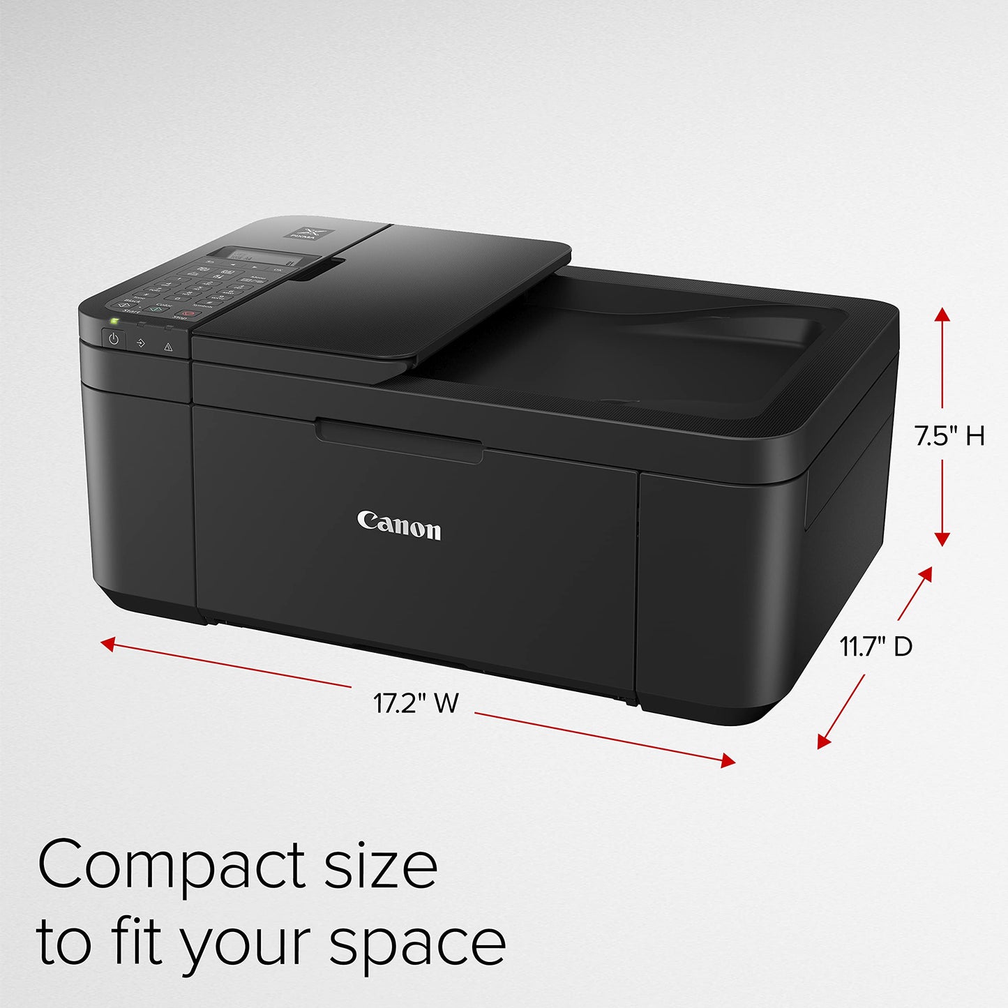 Canon PIXMA TR4720 - All-in-One Wireless Printer for Home Use, Print, Copy, Scan, and Built-in Fax, with Auto Document Feeder, Mobile Printing, Black 🍁 All In One Marketplace Canada